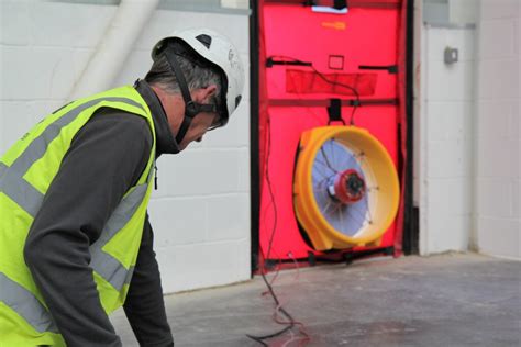 air tightness test building regulations|air test on new build.